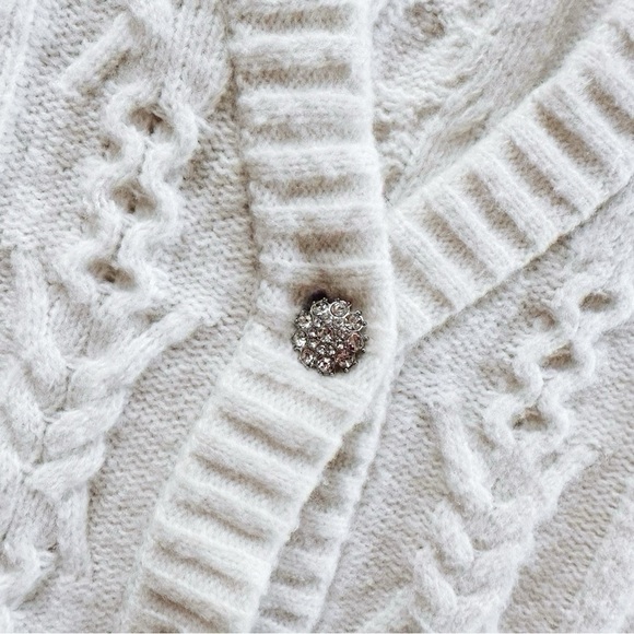 Target A New Day Cardigan Chunky Sweater Cream - Picture 7 of 11